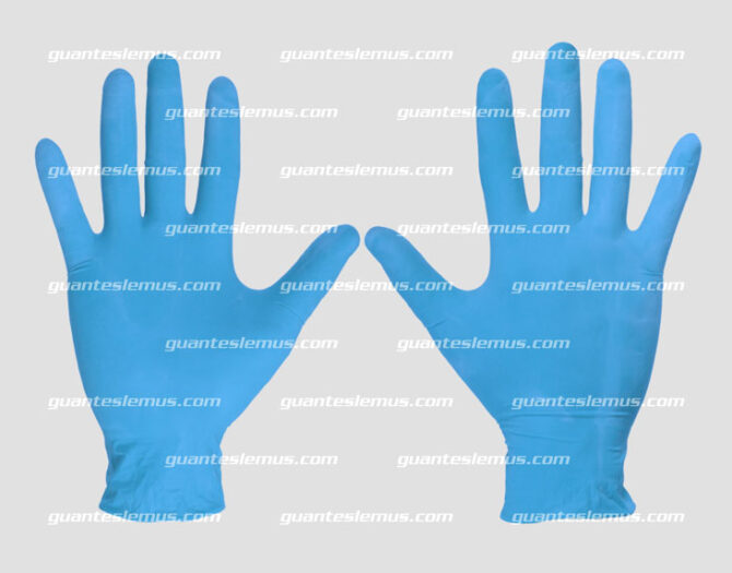 Guante de nitrilo TouchNTuff con relieve en los dedos / 92-575