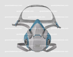 Respirador media cara marca 3M color azul / 6502