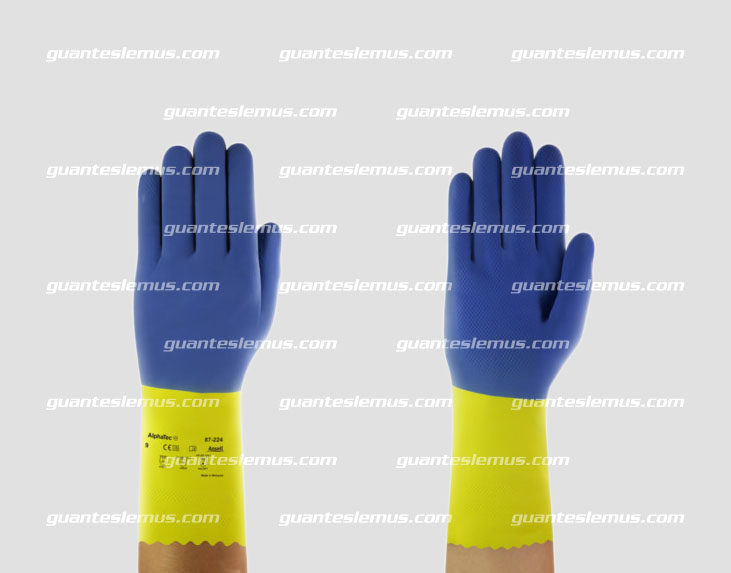 Guante de neopreno Chemi-Pro marca Ansell / 87-224