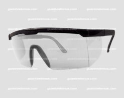 Lentes Expo mica clara o gris en armazon negro antiempaño / AL-026-BK-F