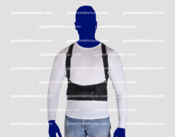 Faja elástica negra con tercer cinto / FE-4816-3