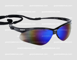 Lentes Nemesis armazón negro mica azul espejo / 14481